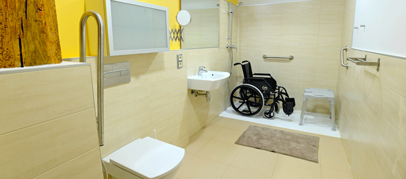 Modern Bathroom Designs For A, Wheelchair Accessible Bathrooms Design